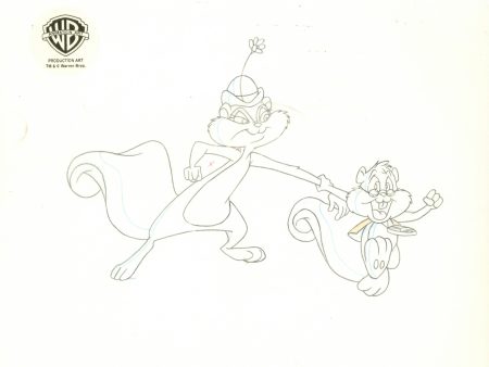 Animaniacs Original Production Drawing: Slappy, Skippy Sale