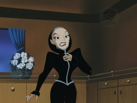 Batman Beyond Original Production Cel with Matching Drawing: Bombshell Hot on Sale