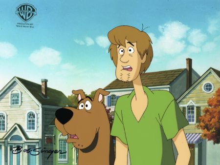 Scooby-Doo and the Witch s Ghost Original Production Cel and Drawing Signed by Bob Singer: Scooby, Shaggy on Sale