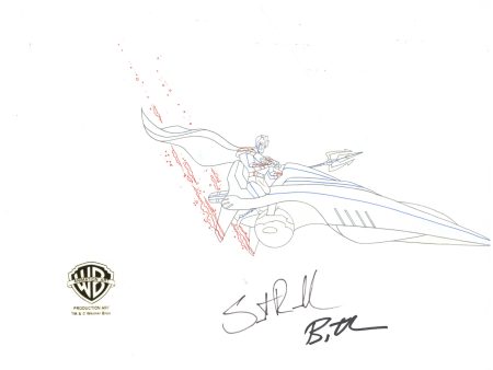 Justice League Original Production Drawing Signed by Bruce Timm and Scott Rummell: Ocean Master Online Sale