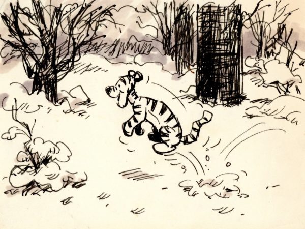 Winnie the Pooh and Tigger Too, Original Storyboard: Tigger Discount