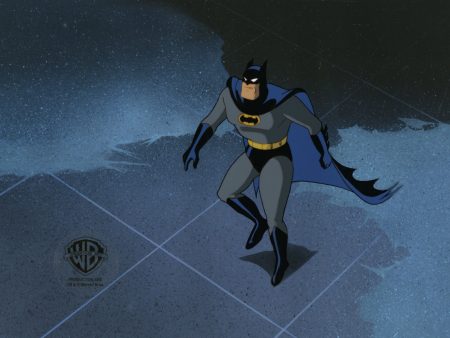 Batman The Animated Series Original Production Cel with Matching Drawing: Batman For Cheap