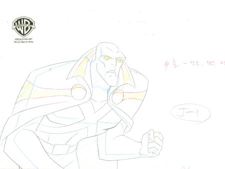 Justice League Original Production Drawing: Martian Manhunter Discount