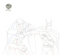 Justice League Original Production Drawing: Martian Manhunter, Batman Fashion