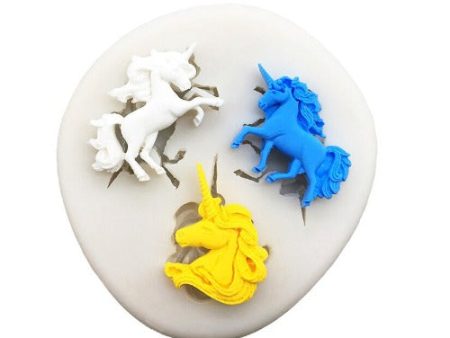 Silicone Mold - Unicorns Fashion