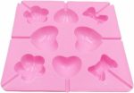 Silicone Mold - Heart Flower Bow Cheap