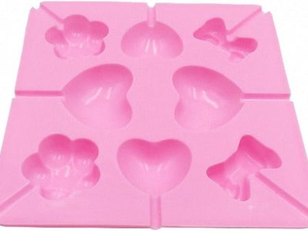 Silicone Mold - Heart Flower Bow Cheap