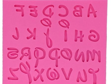 Silicone Mold - Alphabet Fashion