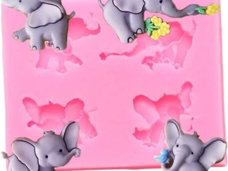 Silicone Mold - Baby Elephant For Cheap