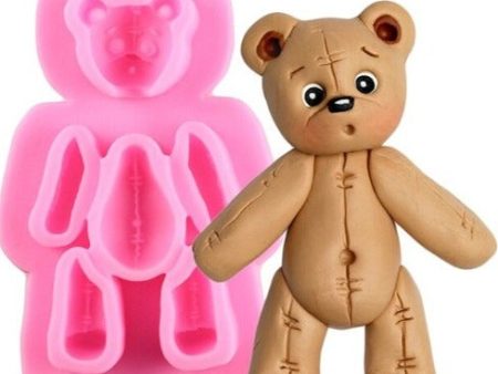 Silicone Mold - Cartoon Bear Discount