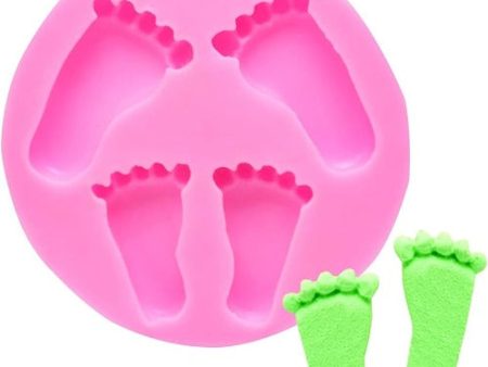 Silicone Mold - Baby Feet Fashion