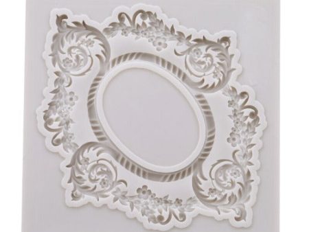 Silicone Mold - Vintage Lace Frame Online now