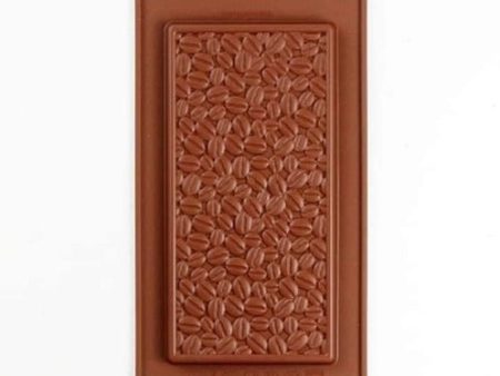 Silicone Mold - Chocolate Bar with Coffee Beans Hot on Sale