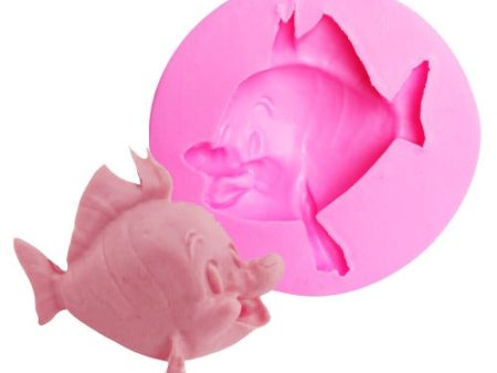 Silicone Mold - Cartoon Fish Cheap