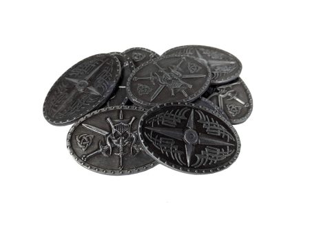 Broken Token - Fantasy Coins - Barbarian Silver (10) Online